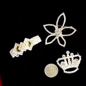 Pins brooch hair clasp